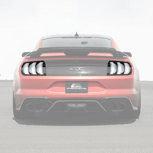 2018 - 23 Mustang Carbon Fiber Rear Tail Light Trim Bezel Cover