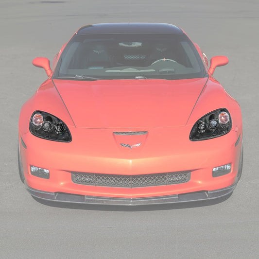 2005 - 13 Corvette C6 Replacement Dry Carbon Fiber Headlights Housing