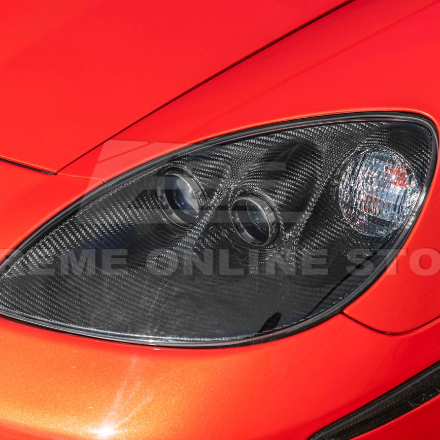 2005 - 13 Corvette C6 Replacement Dry Carbon Fiber Headlights Housing