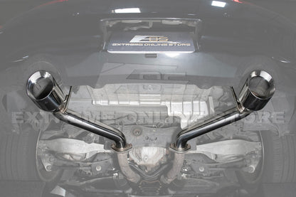 2009 - 21 Nissan 370Z Z34 Muffler Delete Axle Back 4.5" Dual Tips Exhaust