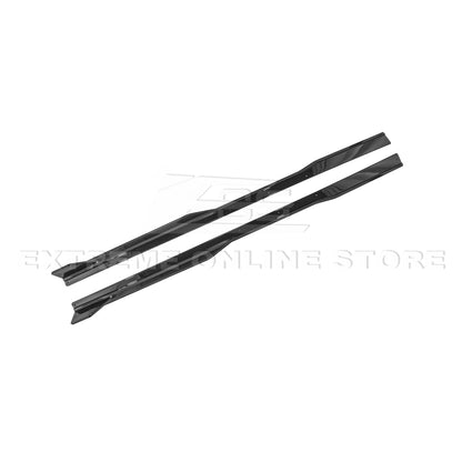 2024+ Mustang S650 GT500 Style Gloss Black Add-On Side Skirts