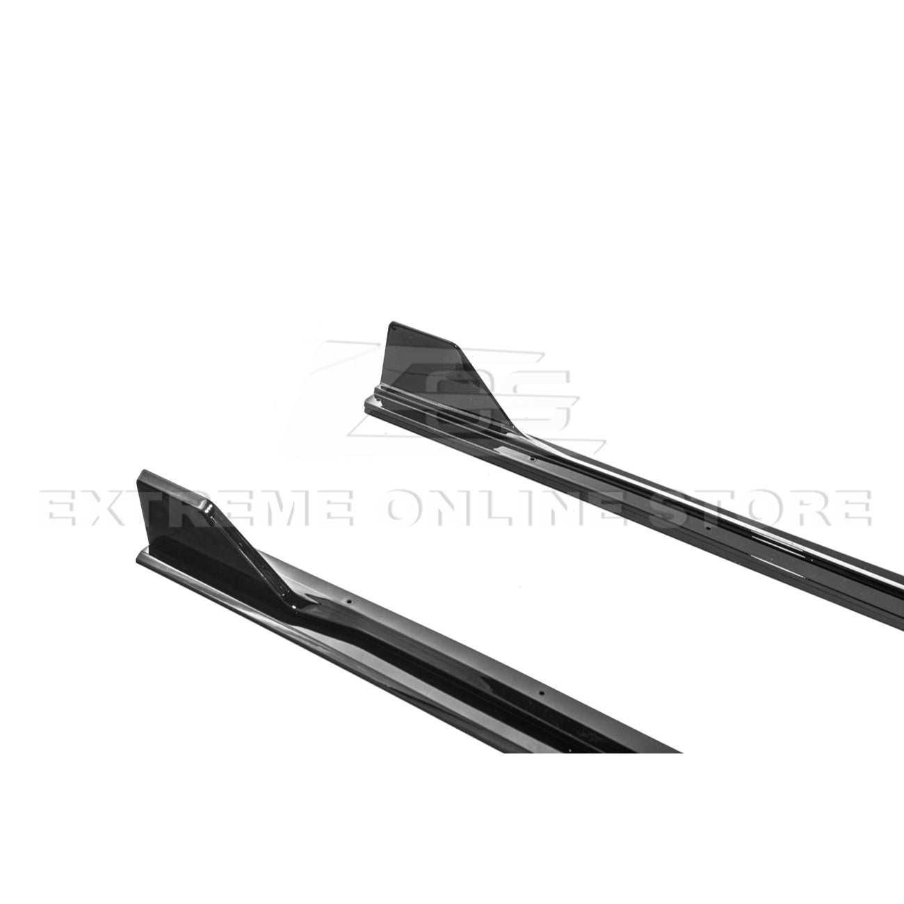 2024+ Mustang S650 GT500 Style Gloss Black Add-On Side Skirts
