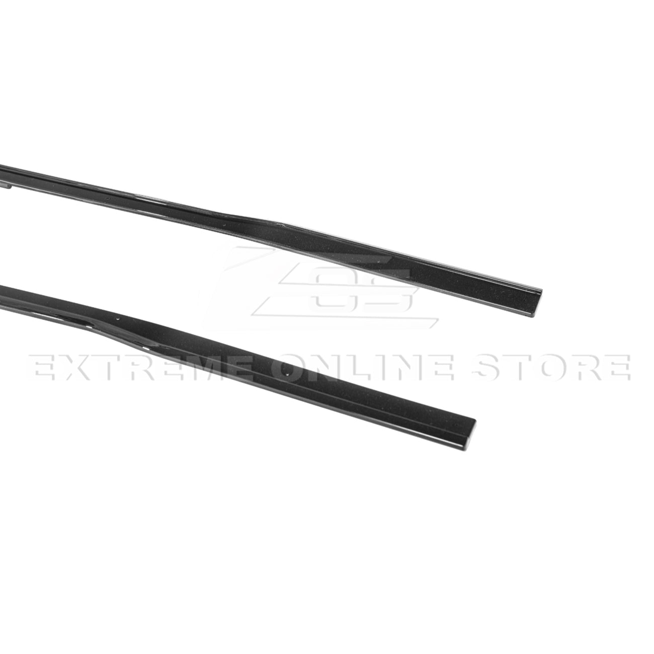 2024+ Mustang S650 GT500 Style Gloss Black Add-On Side Skirts
