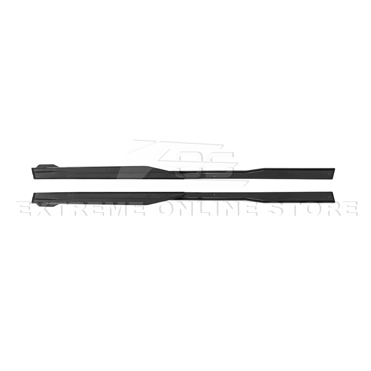 2024+ Mustang S650 GT500 Style Gloss Black Add-On Side Skirts