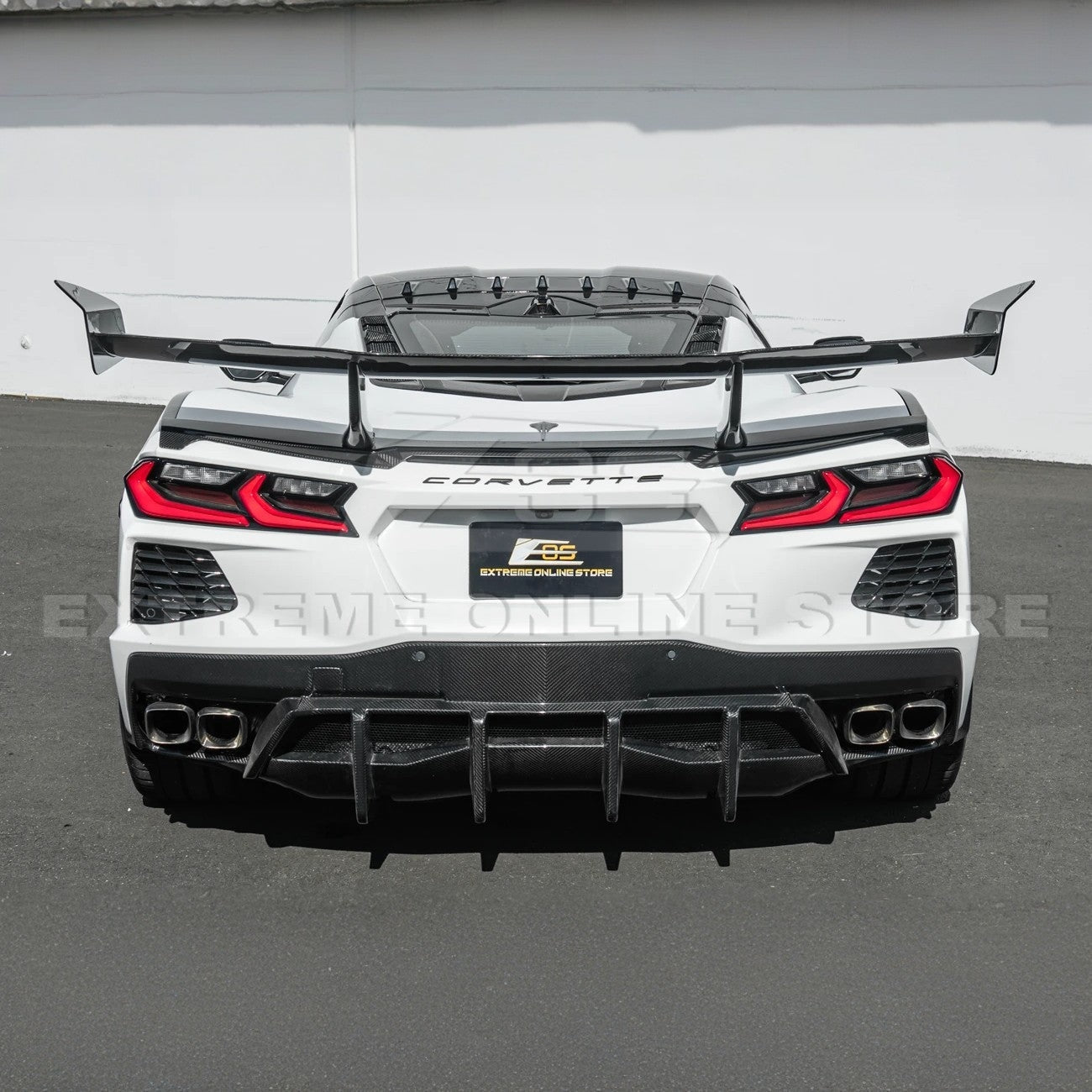 C8 Corvette Stingray Rear Bumper Diffuser