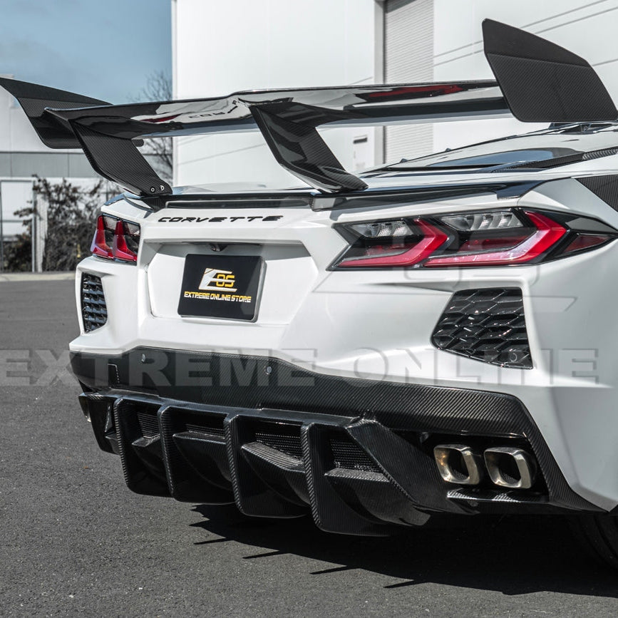 C8 Corvette Stingray Rear Bumper Diffuser