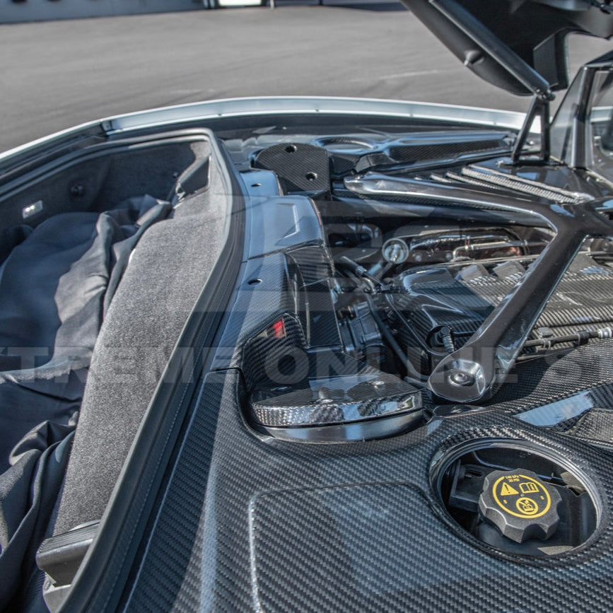 C8 Corvette Stingray / Z06 / E-Ray Carbon Fiber Engine Bay Struct Covers