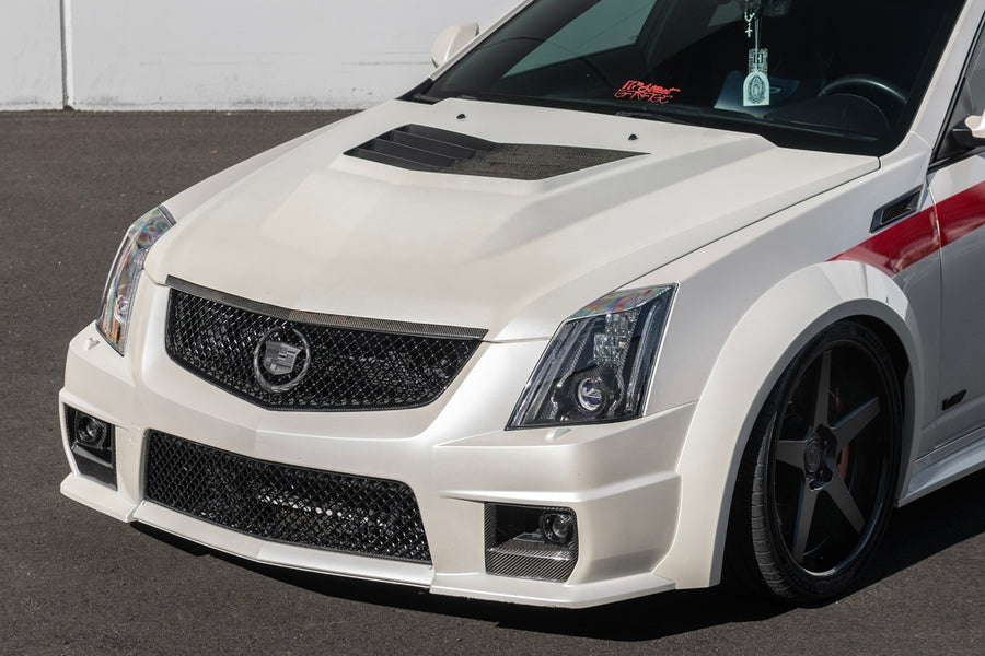 2009 - 15 Cadillac CTS-V Carbon Fiber Front Fog Light Cover