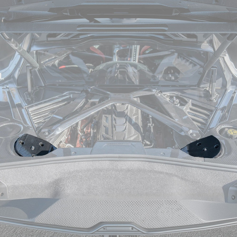 C8 Corvette Stingray / Z06 / E-Ray Carbon Fiber Engine Bay Struct Covers