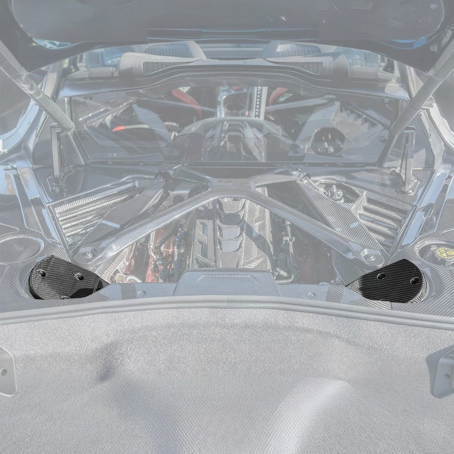 C8 Corvette Stingray / Z06 / E-Ray Carbon Fiber Engine Bay Struct Covers