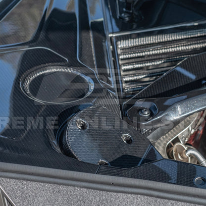 C8 Corvette Stingray / Z06 / E-Ray Carbon Fiber Engine Bay Struct Covers