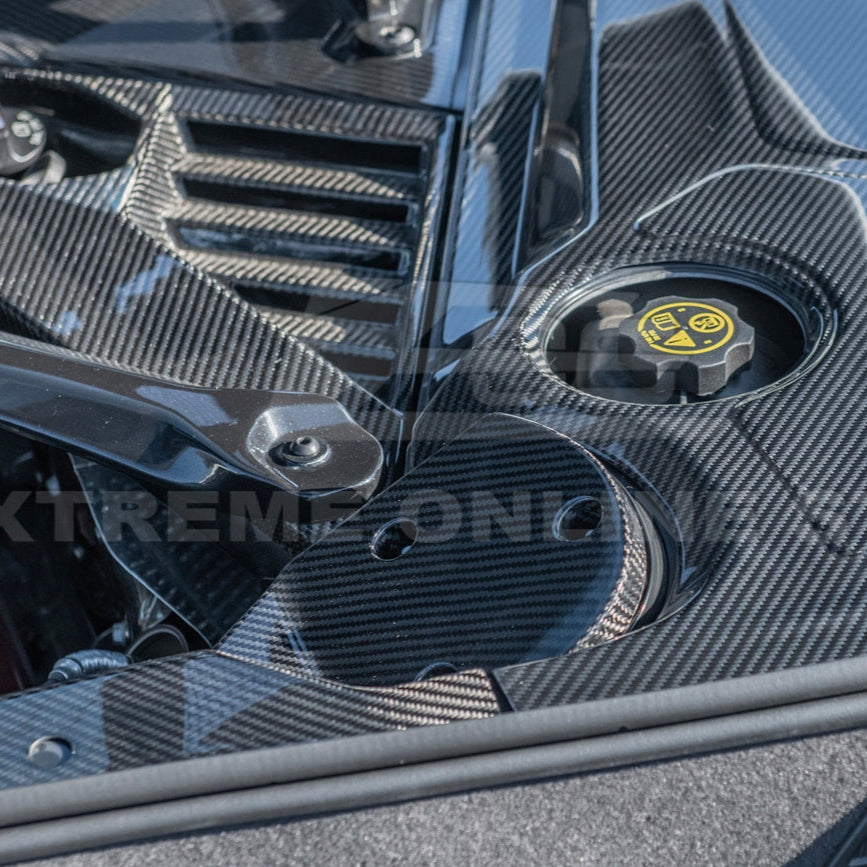 C8 Corvette Stingray / Z06 / E-Ray Carbon Fiber Engine Bay Struct Covers