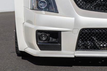2009 - 15 Cadillac CTS-V Carbon Fiber Front Fog Light Cover