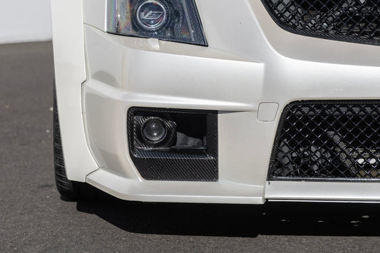 2009 - 15 Cadillac CTS-V Carbon Fiber Front Fog Light Cover