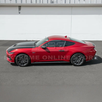 2024+ Mustang S650 Carbon Fiber Add-On Side Skirts Extensions