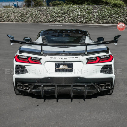 C8 Corvette Stingray Carbon Fiber ZR1 Rear High Wing Spoiler