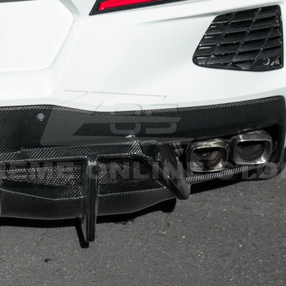 C8 Corvette Stingray Rear Bumper Diffuser