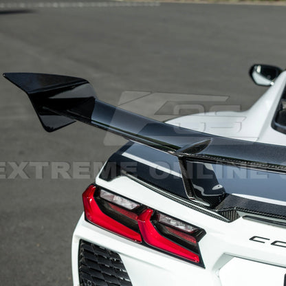 C8 Corvette Stingray Carbon Fiber ZR1 Rear High Wing Spoiler