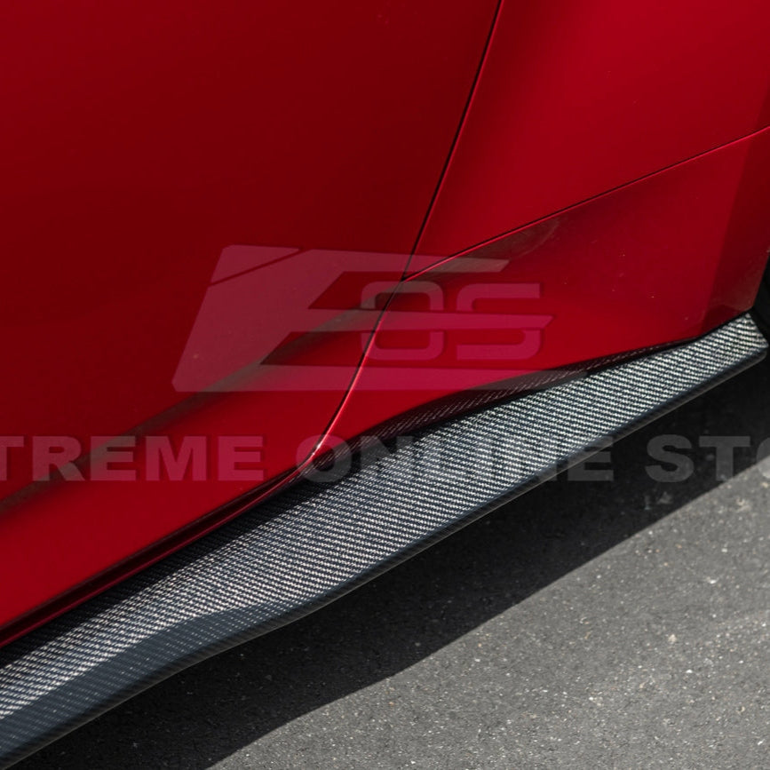 2024+ Mustang S650 Carbon Fiber Add-On Side Skirts Extensions