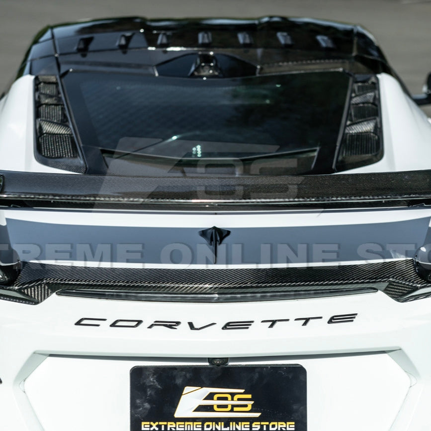C8 Corvette Stingray Carbon Fiber ZR1 Rear High Wing Spoiler