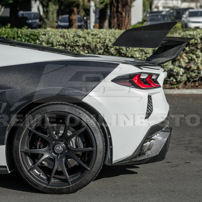 C8 Corvette Stingray Carbon Fiber ZR1 Rear High Wing Spoiler