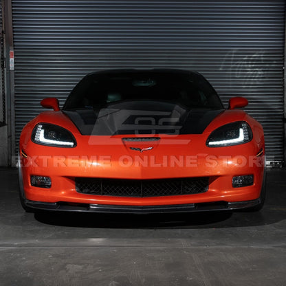 2005 - 13 Corvette C6 l C7 Style Projector LED Sequential Signal Turn Headlights