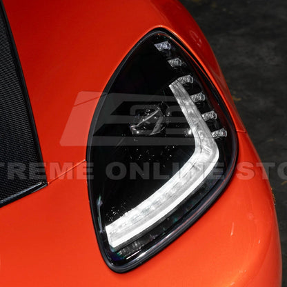 2005 - 13 Corvette C6 l C7 Style Projector LED Sequential Signal Turn Headlights
