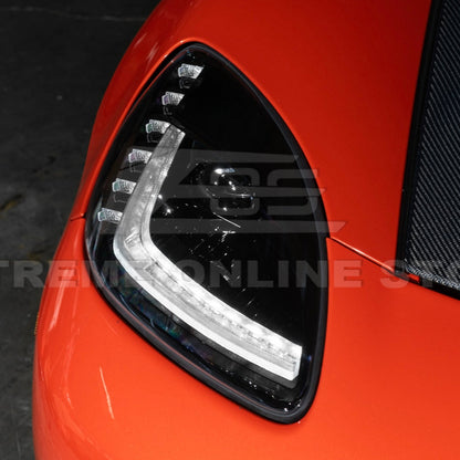 2005 - 13 Corvette C6 l C7 Style Projector LED Sequential Signal Turn Headlights