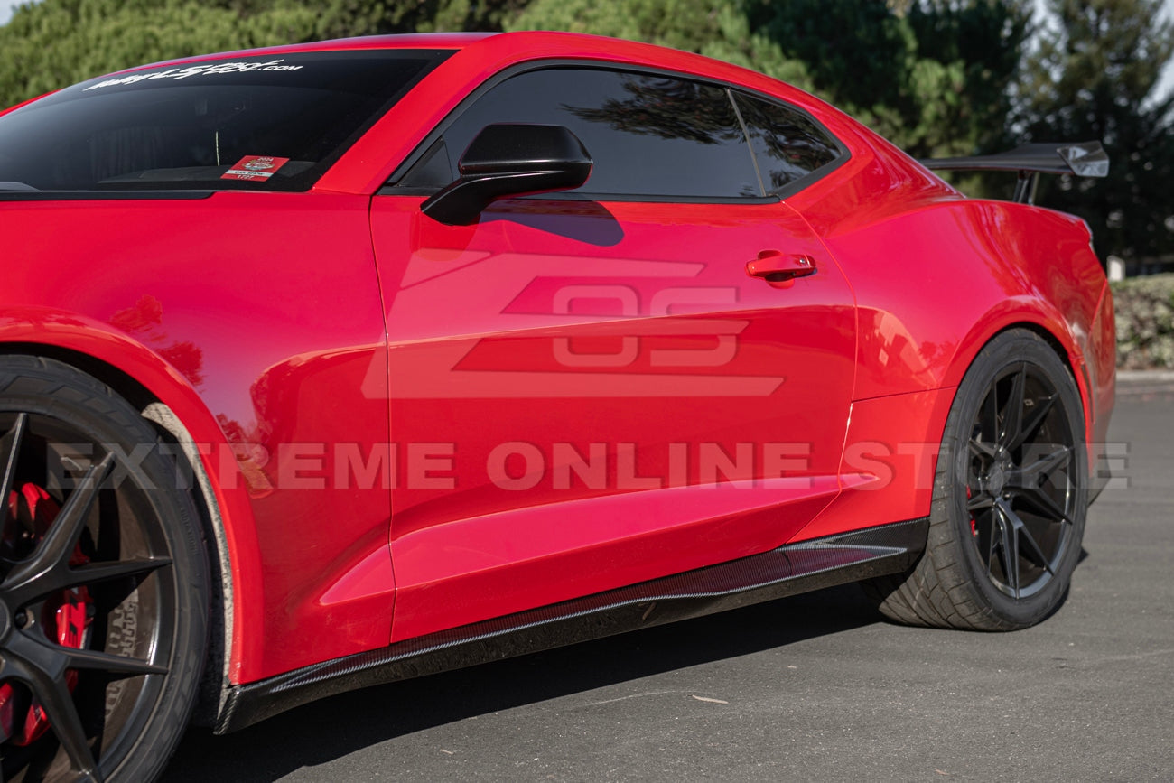 2016 - 24 Camaro Carbon Fiber ZL1 Side Skirts