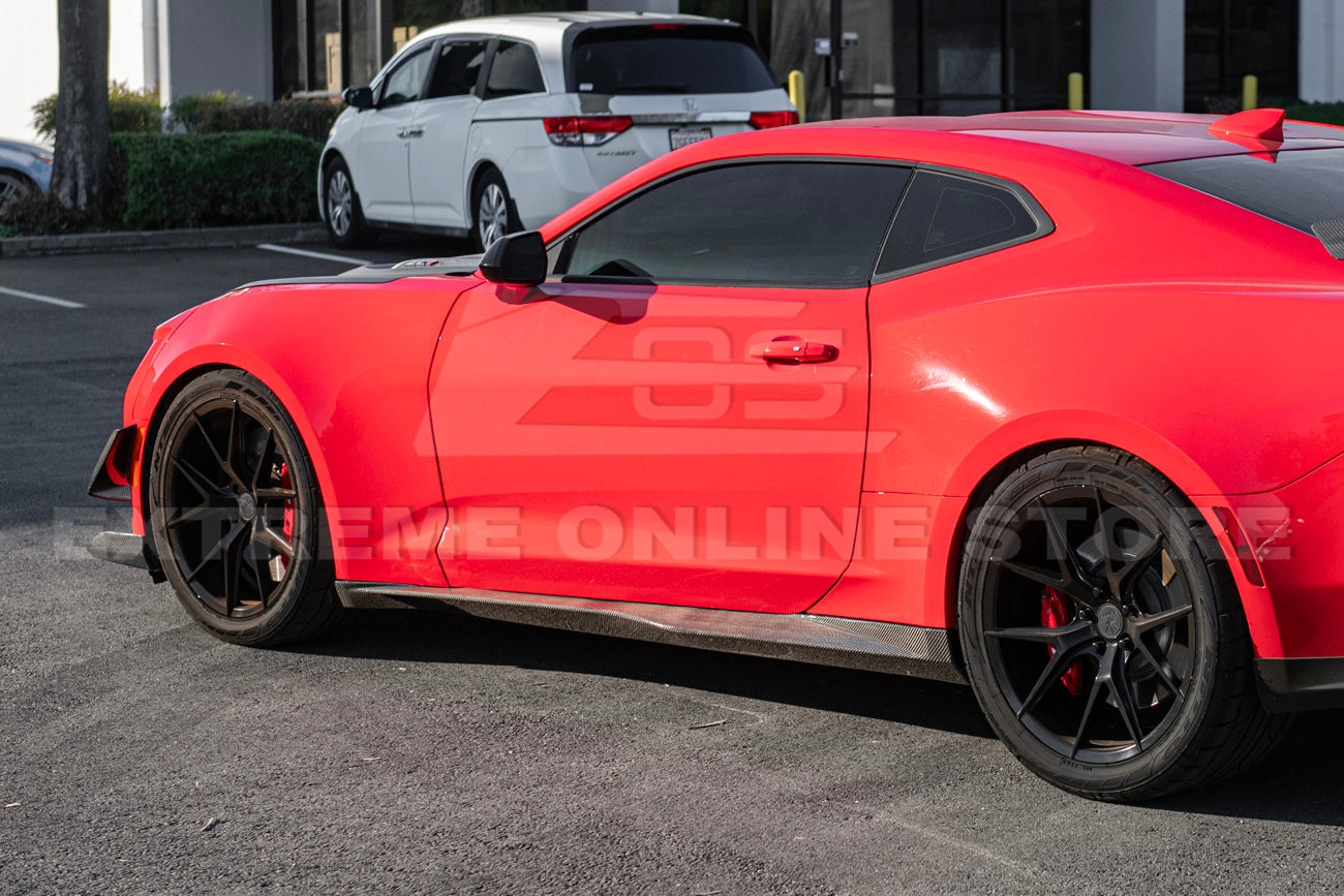 2016 - 24 Camaro Carbon Fiber ZL1 Side Skirts