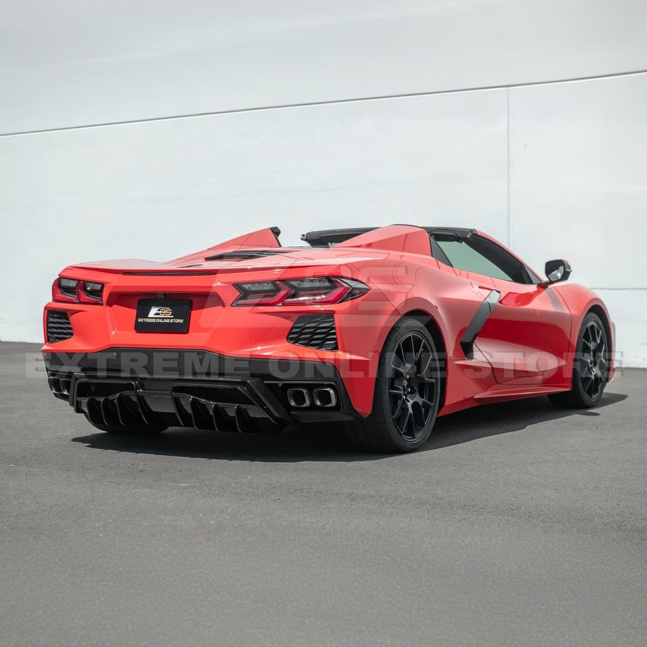 C8 Corvette Stingray Rear Bumper Diffuser Addon