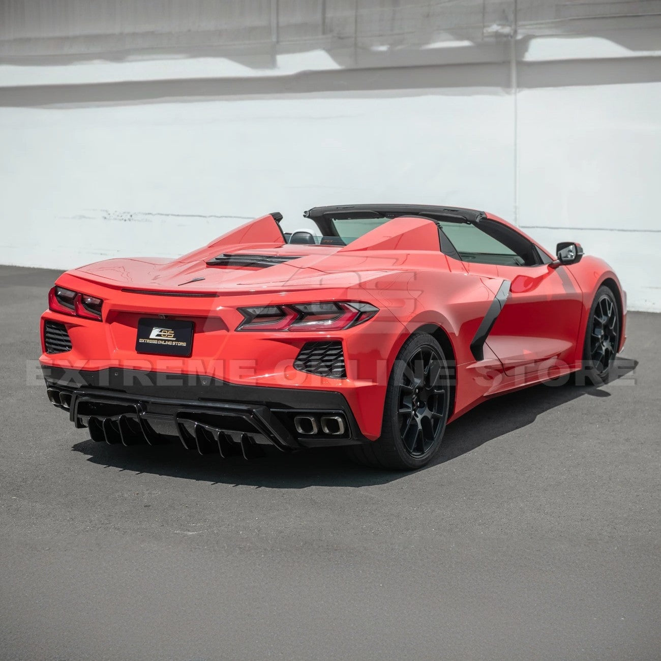 C8 Corvette Stingray Rear Bumper Diffuser Addon