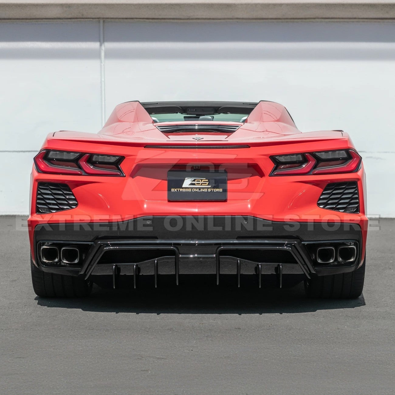 C8 Corvette Stingray Rear Bumper Diffuser Addon