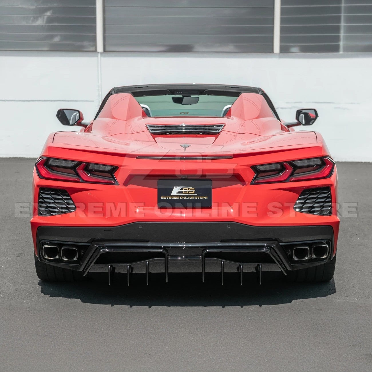 C8 Corvette Stingray Rear Bumper Diffuser Addon