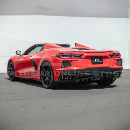 C8 Corvette Stingray Rear Bumper Diffuser Addon