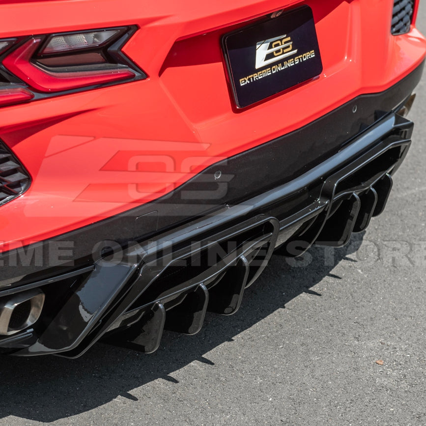 C8 Corvette Stingray Rear Bumper Diffuser Addon