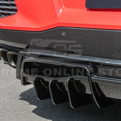 C8 Corvette Stingray Rear Bumper Diffuser Addon