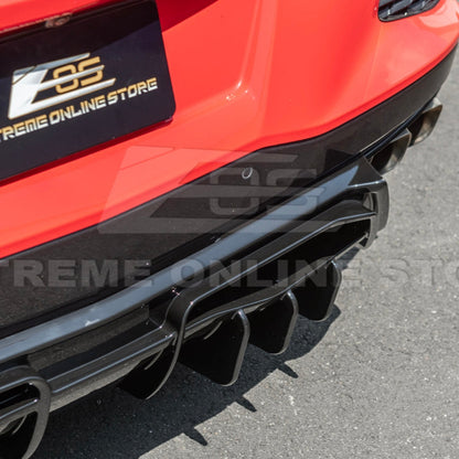 C8 Corvette Stingray Rear Bumper Diffuser Addon