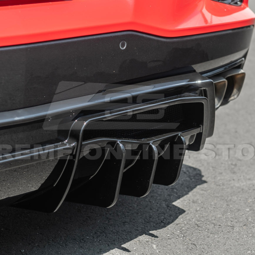 C8 Corvette Stingray Rear Bumper Diffuser Addon
