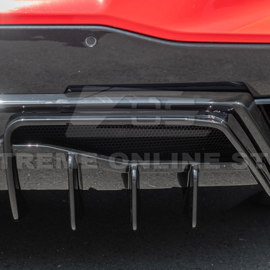 C8 Corvette Stingray Rear Bumper Diffuser Addon