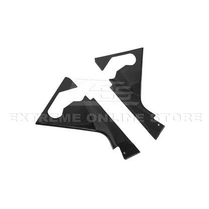 C8 Corvette Coupe Carbon Fiber Engine Bay Corner Vent Covers