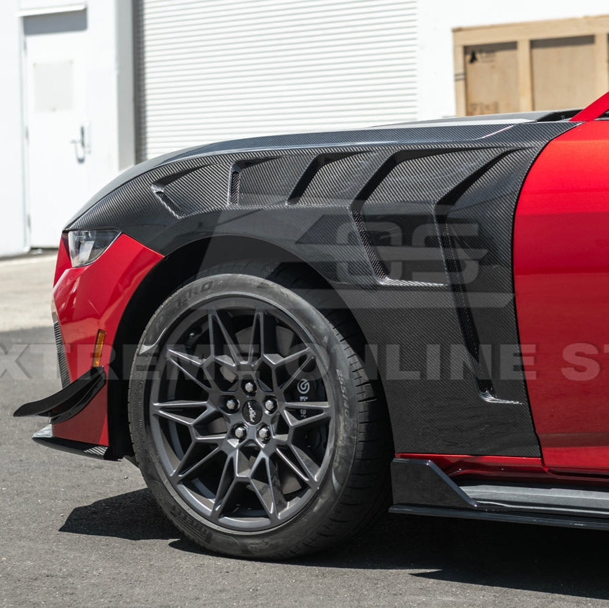 2024+ Mustang S650 GTD Style Carbon Fiber Vented Fenders