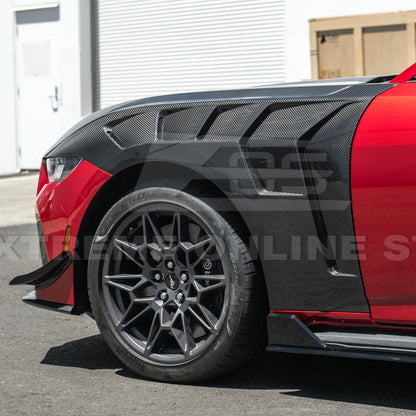 2024+ Mustang S650 GTD Style Carbon Fiber Vented Fenders