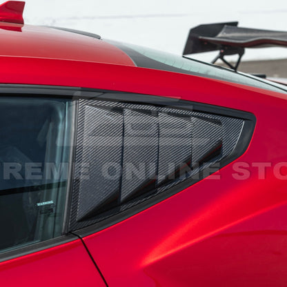 2024+ Mustang S650 Carbon Fiber Side Quarter Window Louvers