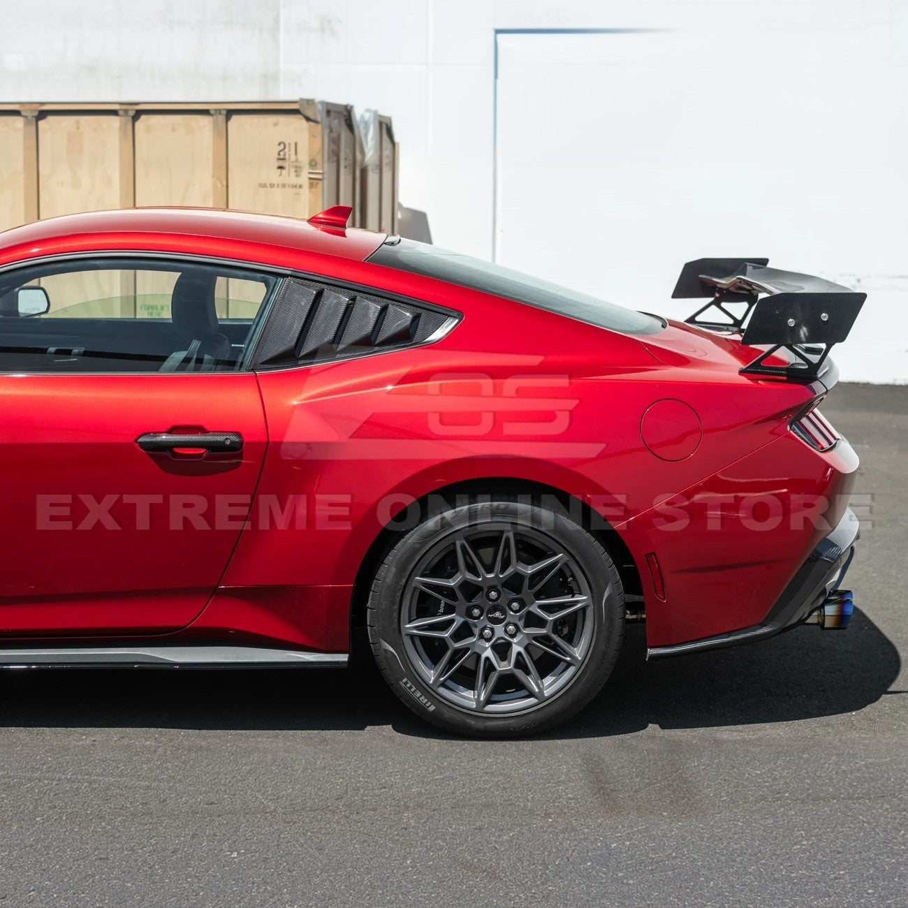 2024+ Mustang S650 Carbon Fiber Side Quarter Window Louvers