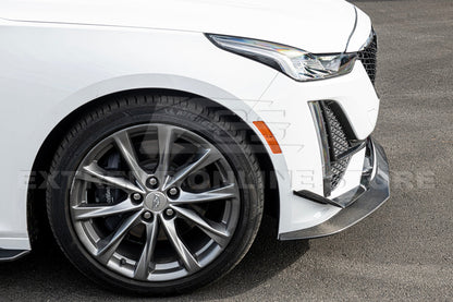 2020 - 24 Cadillac CT5-V Blackwing Style Carbon Fiber Splitter and Side Skirts