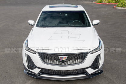 2020 - 24 Cadillac CT5-V Blackwing Style Carbon Fiber Splitter and Side Skirts