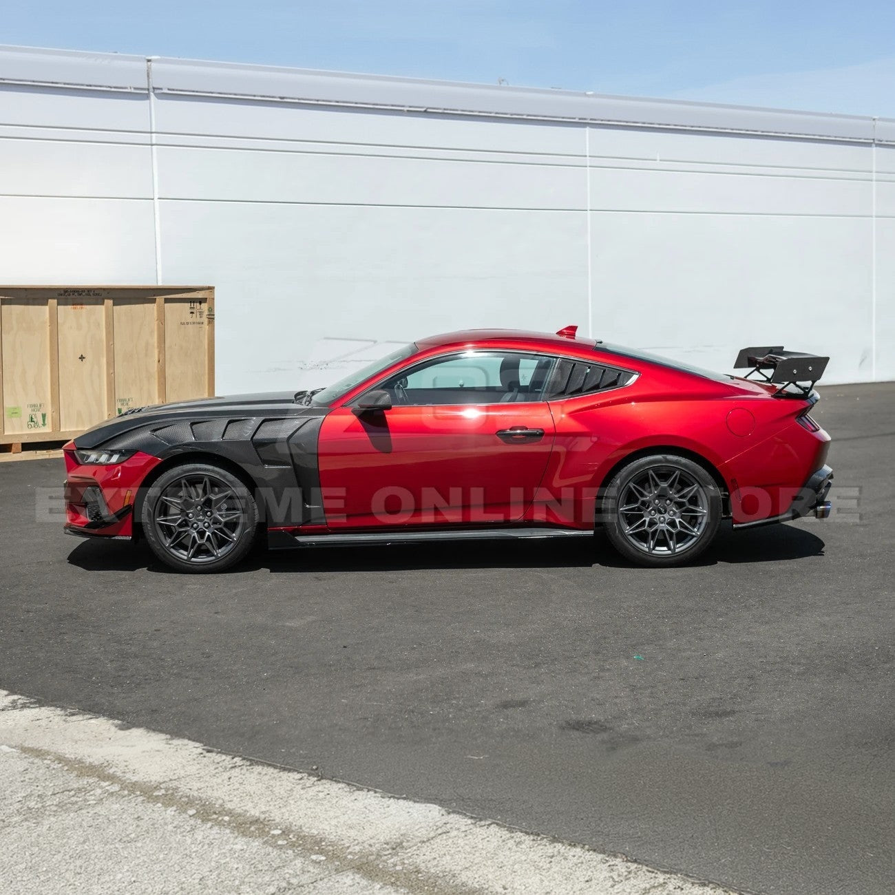 2024+ Mustang S650 Carbon Fiber Side Quarter Window Louvers