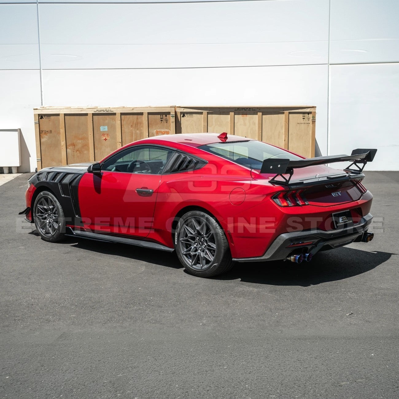 2024+ Mustang S650 Carbon Fiber Side Quarter Window Louvers