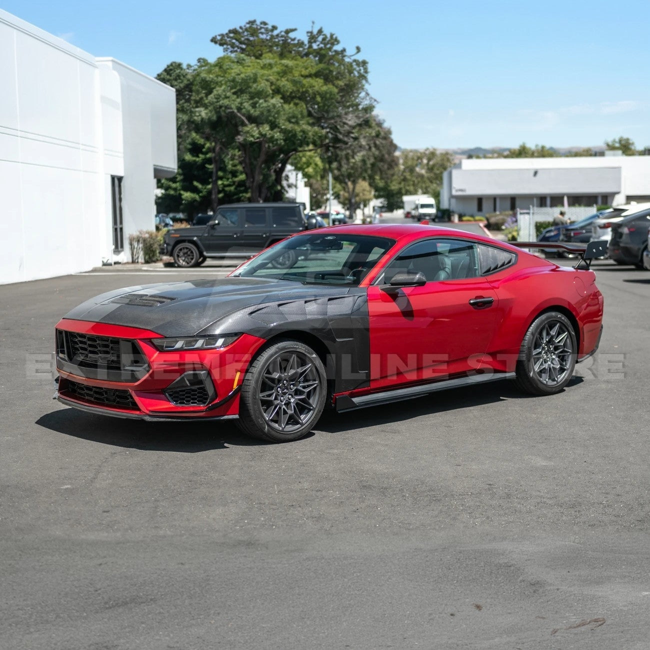 2024+ Mustang S650 Carbon Fiber Side Quarter Window Louvers